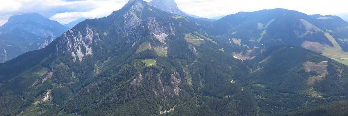 Flugwegposition um 09:37:08: Aufgenommen in der Nähe von Admont, Österreich in 1640 Meter